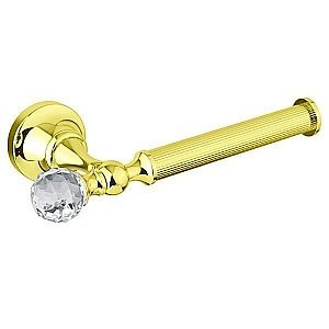 Держатель для туалетной бумаги Cezares OLIMP-TH04-03/24-Sw золото 24 карат/Swarovski купить в интернет-магазине сантехники Sanbest