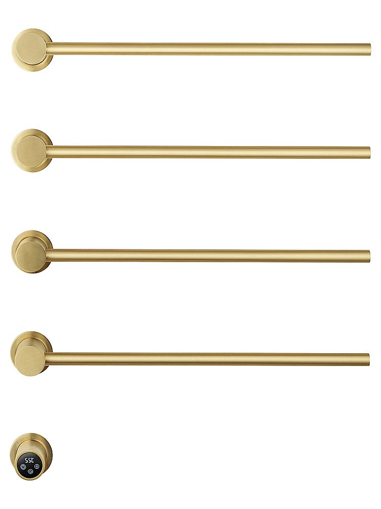 Полотенцесушитель электрический встраиваемый WONZON & WOGHAND HAMBURG, Брашированное золото (WW-AL314-BG) купить в интернет-магазине сантехники Sanbest