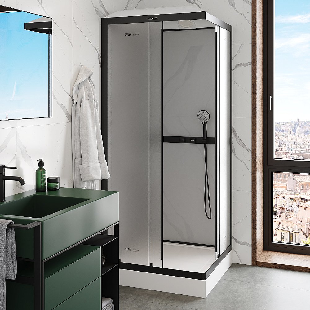 Душевая кабина Parly Frost FQ811B 80х80 купить в интернет-магазине Sanbest