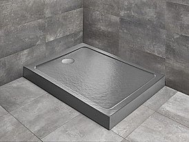 Душевой поддон Radaway Doros F Compact 90x70 SDRFP9070-05-64S антрацит купить в интернет-магазине Sanbest