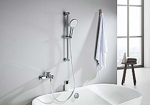 Смеситель для ванны Aquatek Лугано AQ1748CR хром купить в интернет-магазине сантехники Sanbest