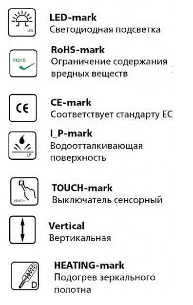 Зеркало с подсветкой Esbano ES-3682FD 50 в ванную от интернет-магазине сантехники Sanbest