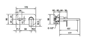 Смеситель для раковины Migliore Tenesi 25422 хром купить в интернет-магазине сантехники Sanbest