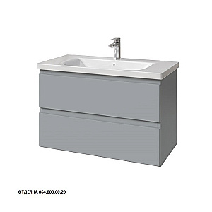 Тумба с раковиной Caprigo Forte 90 два ящика, цвет на выбор/эмаль для ванной в интернет-магазине Sanbest