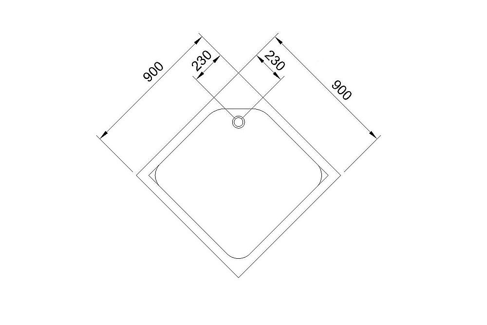 Душевой поддон Royal Bath HP 90 купить в интернет-магазине Sanbest