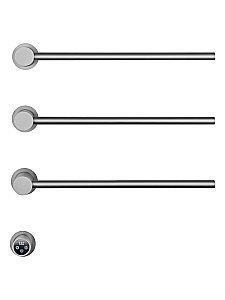 Полотенцесушитель электрический встраиваемый WONZON & WOGHAND HAMBURG, Брашированный никель (WW-AL313-BR) купить в интернет-магазине сантехники Sanbest