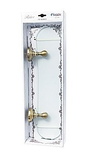 Полка стеклянная FIXSEN RETRO FX-83803 купить в интернет-магазине сантехники Sanbest