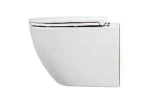 Унитаз подвесной Aquatek Европа AQ1900T-00 белый, с крышкой микролифт, безободковый, слив-торнадо купить в интернет-магазине Sanbest