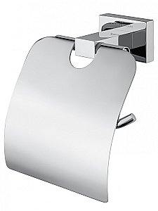 Держатель для туалетной бумаги с крышкой WONZON & WOGHAND FLAT WW-9726 хром купить в интернет-магазине сантехники Sanbest