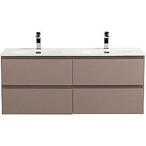Тумба с раковиной BelBagno 120 KRAFT-1200-4C-SO-СO+CZR-8070-120-2 бежевая матовая для ванной в интернет-магазине Sanbest