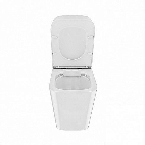 Унитаз приставной IDDIS Bild BILRDSEi26 безободковый, с крышкой микролифт купить в интернет-магазине Sanbest