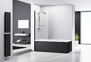 Шторка на ванну ABBER Immer Offen AG70080B 80x140 купить в интернет-магазине Sanbest