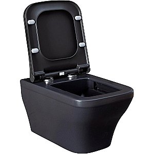 Унитаз подвесной Allen Brau Infinity 2 4.21011.AN антрацит матовый, безободковый купить в интернет-магазине Sanbest