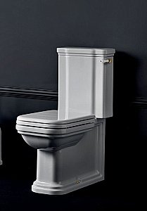 Унитаз напольный Kerasan Waldorf 4117 с бачком 4179 Белый/ручка золото купить в интернет-магазине Sanbest