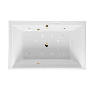 Ванна акриловая EXCELLENT Crown Lux RELAX WAEX.CRO19.RELAX.GL 190x120 белая с гидромассажем купить в интернет-магазине Sanbest