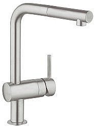 Смеситель для кухни Grohe Minta 32168DC0 сталь купить в интернет-магазине сантехники Sanbest