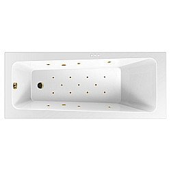 Ванна акриловая EXCELLENT Ava RELAX WAEX.AVA17.RELAX.GL 170x70 белая с гидромассажем купить в интернет-магазине Sanbest