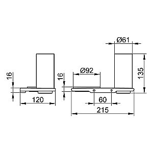 Держатель со стаканом и мыльницей KEUCO EDITION 400 никель купить в интернет-магазине сантехники Sanbest