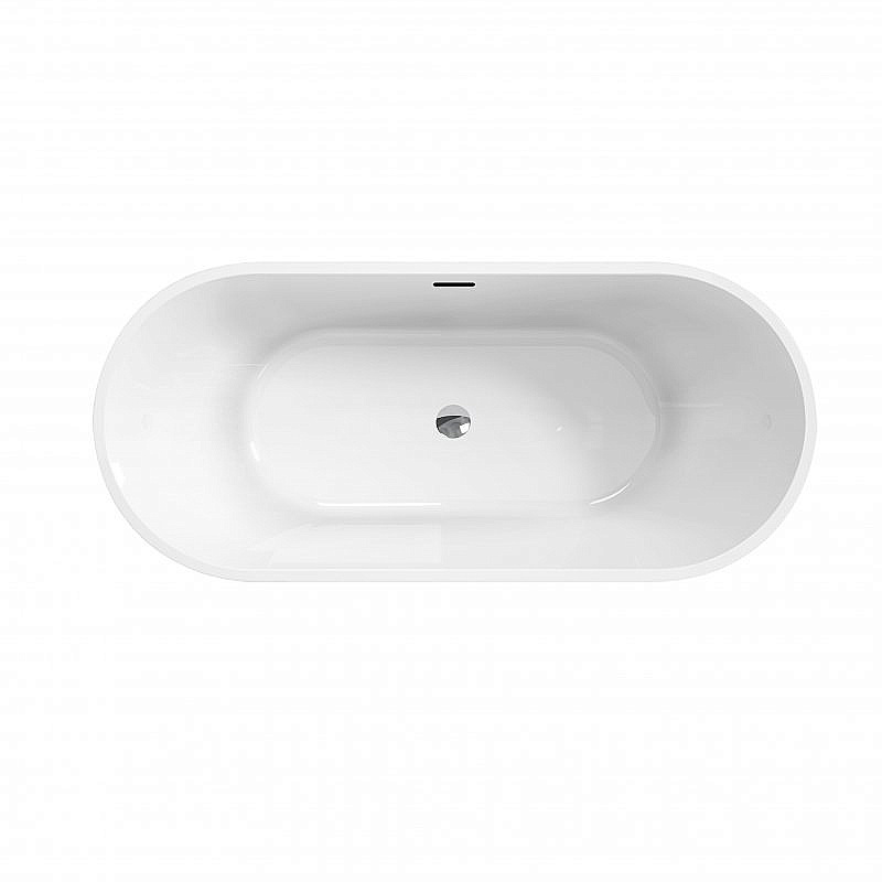 Ванна акриловая BELBAGNO UNO 170х70 BB701-1700-800-K белая купить в интернет-магазине Sanbest