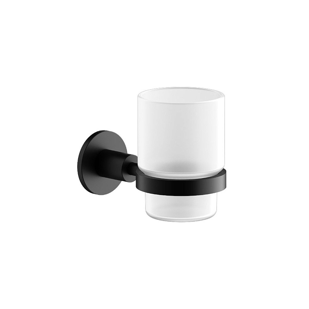 Стакан для зубных щеток Sancos Base SC9030MB черный матовый купить в интернет-магазине сантехники Sanbest