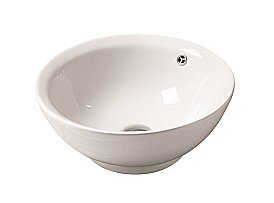 Раковина накладная SantiLine 42,5 SL-1065 белая купить в интернет-магазине Sanbest