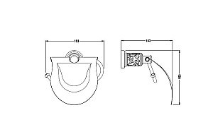Держатель для туалетной бумаги Schein CARVING 7065026 хром купить в интернет-магазине сантехники Sanbest