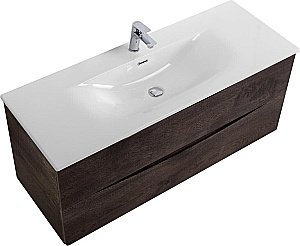 Тумба с раковиной BelBagno MARINO-CER-N-1200-2C-SO-RNG-P Rovere Nature Grigio для ванной в интернет-магазине Sanbest