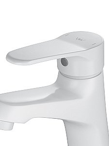 Смеситель для раковины WONZON & WOGHAND WW-A40212-MW белый матовый купить в интернет-магазине сантехники Sanbest