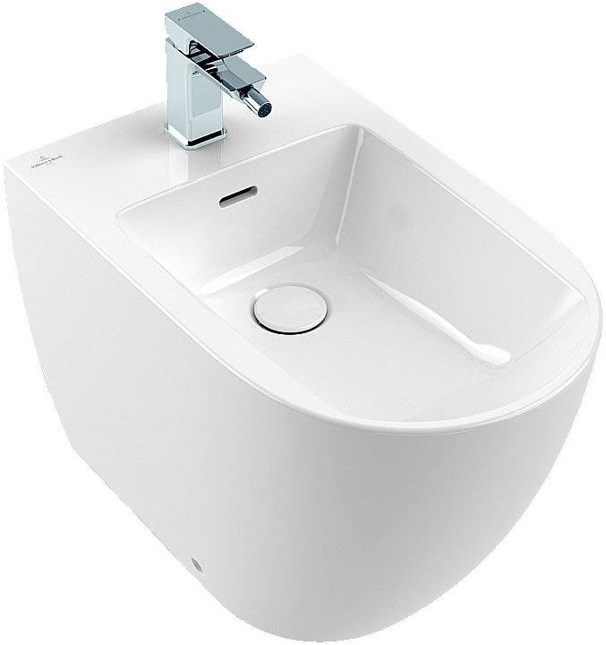 Биде напольное Villeroy&Boch Subway 3.0 44710001 альпийский белый купить в интернет-магазине Sanbest