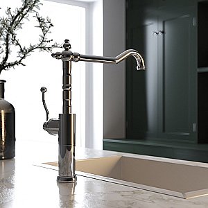 Смеситель для кухни PAINI Duomo 88CR572LLKM хром купить в интернет-магазине сантехники Sanbest