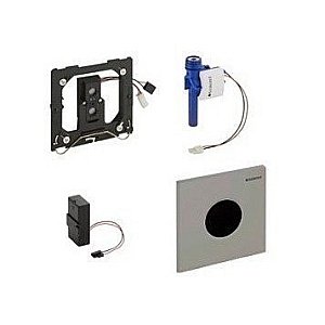 Привод бесконтактного смыва Geberit Sigma 01 матовый хром купить в интернет-магазине сантехники Sanbest