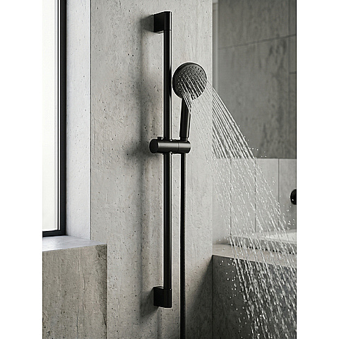 Душевой гарнитур Orange O-Shower OS802b черный матовый купить в интернет-магазине сантехники Sanbest