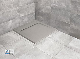 Душевой поддон Radaway Teos C 90x90 HTC9090-74 cemento купить в интернет-магазине Sanbest