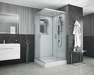 Душевая кабина с сенсором Niagara Premium NG- 6001-01GQ 90x90 купить в интернет-магазине Sanbest