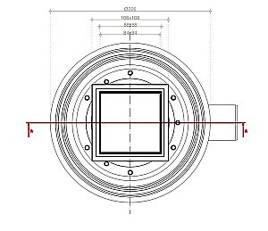 Душевой трап Pestan Confluo Standard 10х10 Plate 8 купить в интернет-магазине Sanbest