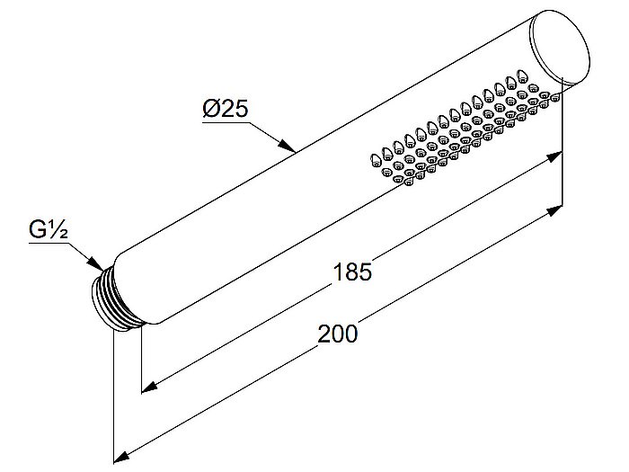 Душевая лейка Kludi NOVA FONTE 3912053-00 белая матовая купить в интернет-магазине сантехники Sanbest