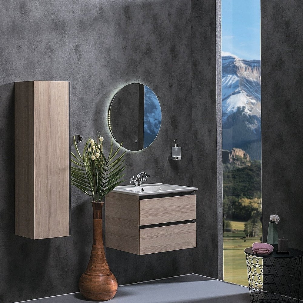 Пенал Armadi Art Capolda светлое дерево для ванной в интернет-магазине сантехники Sanbest