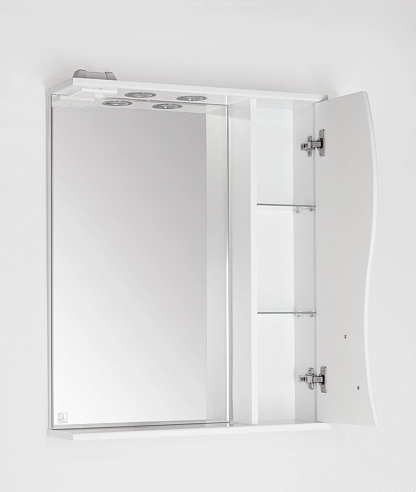 Зеркало со шкафом Style Line Амелия 65 в ванную от интернет-магазине сантехники Sanbest