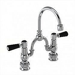 Смеситель для раковины Burlington Regent KER27-QT BLA купить в интернет-магазине сантехники Sanbest