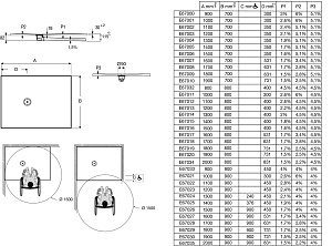 Душевой поддон Jacob Delafon SINGULIER E67033-SHM 90x90 купить в интернет-магазине Sanbest