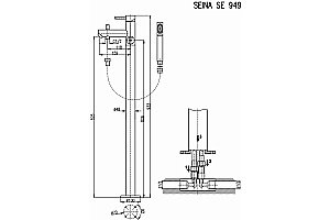 Смеситель для ванны RAV-Slezak SEINA SE949.5CMAT черный купить в интернет-магазине сантехники Sanbest