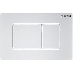 Кнопка для инсталляции Grossman Classic 700.K31.04.01M.01M белая матовая купить в интернет-магазине сантехники Sanbest