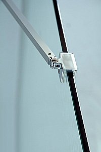 Душевое ограждение Cezares LIBERTA-L-1-TB-130-C-Cr стекло прозрачное/профиль хром купить в интернет-магазине Sanbest