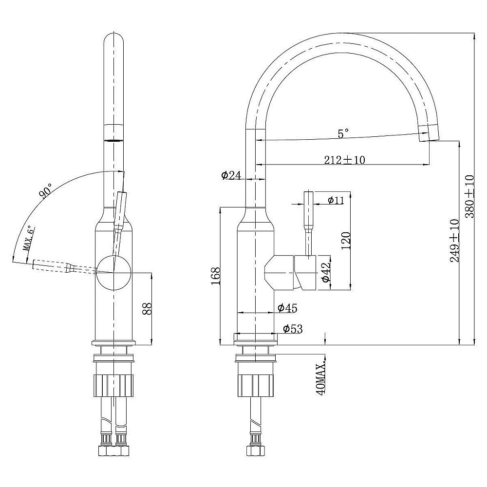 Смеситель для кухни Lemark Expert LM5079S купить в интернет-магазине сантехники Sanbest