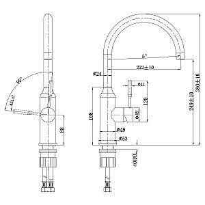 Смеситель для кухни Lemark Expert LM5079S купить в интернет-магазине сантехники Sanbest