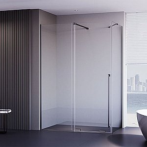 Душевой уголок Veconi Premium Trento PTC50-SP-12080-GR-01-C4 120х80 стекло прозрачное/профиль брашированный графит купить в интернет-магазине Sanbest