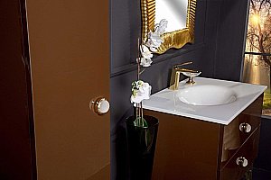 Пенал Armadi Art NeoArt тёмный шоколад для ванной в интернет-магазине сантехники Sanbest