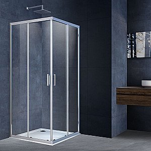 Душевой уголок Vincea ALPHA VSS-3AL900CL 90x90 стекло прозрачное/профиль хром купить в интернет-магазине Sanbest