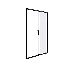 Душевая дверь Good Door CUBE 150 WTW-150-C-B стекло прозрачное/профиль черный матовый купить в интернет-магазине Sanbest