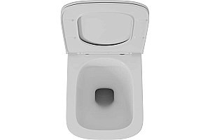 Унитаз подвесной D&K Berlin DT1436016 белый безободковый, с крышкой микролифт купить в интернет-магазине Sanbest